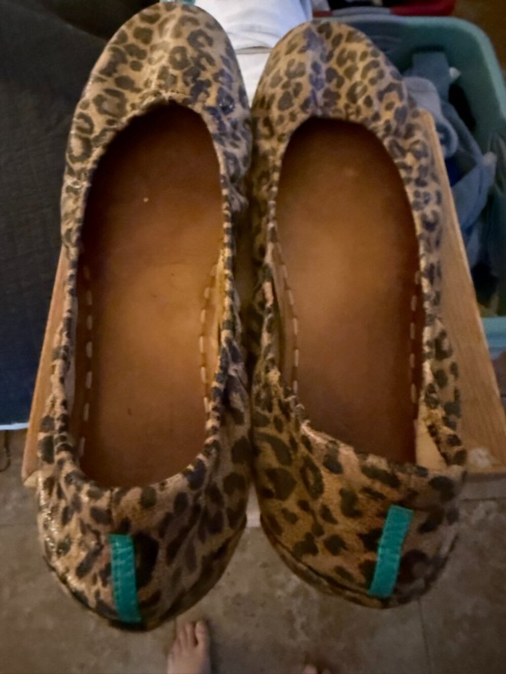 Tieks Leopard Print Ballet Flats Women's Size 11